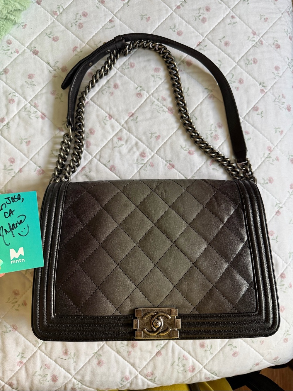 Chanel Large Ombré Boy Bag